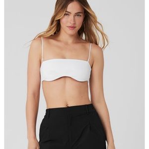 White Alo socialite bandeau bra